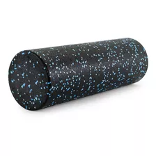 Rodillo Yoga Pilates Recuperación Gadnic Foam Roller 30 Cm Color Negro