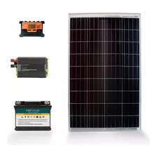 Kit Solar 300w Panel 50w Para Casas Con Bateria 45a Usb 1x