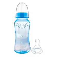 Mamadeira Bebe Sem Alça Menino Menina Bico De Silicone 175ml