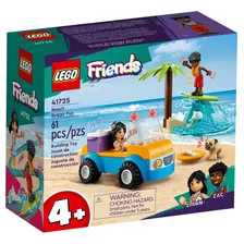 Lego Friends 41725 Diversão Com Buggy De Praia E Pug 4+ Anos