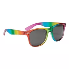Óculos De Sol Arco Iris Multicolor Cristal Lgbt Uv 400