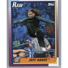 Tarjeta Coleccionable Topps Heritage Wwe 19 De Jeff Hardy Wr