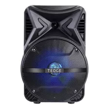 Parlante Tedge Tk-86 Portátil Con Bluetooth Negro Ref