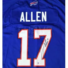 Jersey Autografiado Josh Allen Buffalo Bills Nfl Oficial