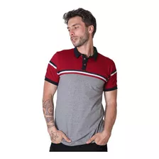 Playera Moda Polo Hombre Rojo Stfashion 71604265