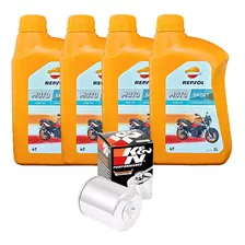 Óleo Repsol + Filtro Harley Softail Deluxe 05- Kn171c 10w40