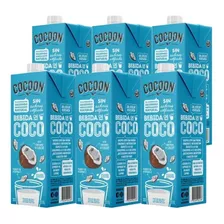 Bebida Leche De Coco Cocoon Sin Tacc Azucares 1 Lt Pack X 6