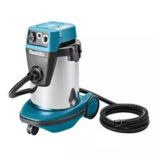 Aspirador É Industrial Tambor Makita Vc3210lx1 32l Prateado Y Azul-turquesa Y Preto 220v