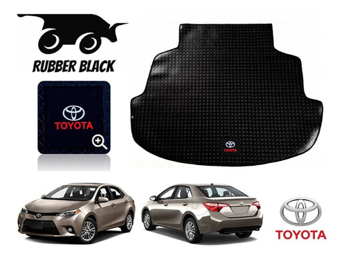 Tapetes Logo Toyota + Cajuela Corolla 2014 2015 2016 2017 18 Foto 2