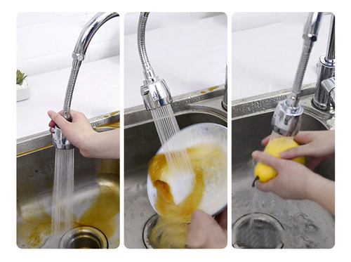 Grifo De Cocina Con Difusor De Burbujas Para Ahorrar Agua, P Foto 8