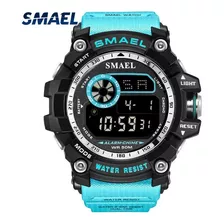Relógio Smael 8010 Militar Tático Original A Prova D'água 