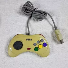 Controle Sega Saturn Original Branco 100% #5 Faço 152