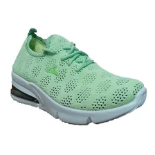 Zapatilla Power Mujer Nueva Original Green