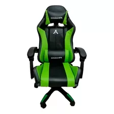 Silla Gamer Luces De Neon Verde