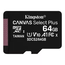 Cartão De Memória Kingston Sdcs2sp Canvas Select Plus 64gb