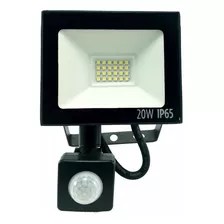 Reflector Proyector Led Con Sensor De Movimiento 20w Luz Dia