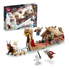 Kit Thor Amor E Trovão 76208 O Barco Cabra 564 Peças Lego