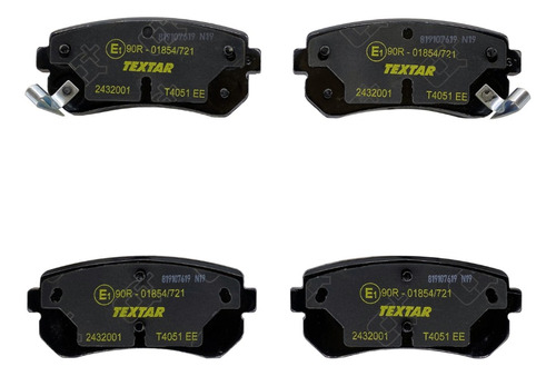 Balatas Traseras Textar Pride 1990 1991 1992 1993 1994 1995  Foto 3