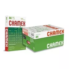 Resma Chamex Premium A4 75 Gr Caja X5 Papel Alta Calidad