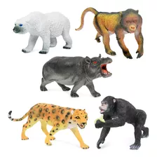Click N' Play 5 Piezas De Figuras De Animales De Zoologico G