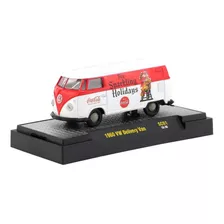 Miniatura Kombi 1960 Vermelha Coca Cola Santa Claus 1/64 M2