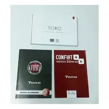 Kit Manual Do Proprietário Fiat Toro 2.0 2020/2021