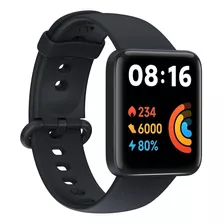 Xiaomi Lite Redmi Watch 2 Lite Sport 1.55 Caja De Abs Black, Malla Black De Tpu Silicona Y Bisel Negro De Plástico