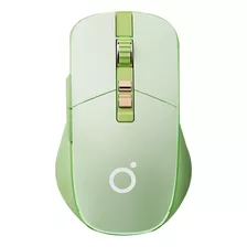 Mouse Gamer Sem Fio Recarregável Silencioso De Três Modos Cor Mouse Silencioso Matcha Transparente De Três Modos