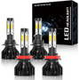 1 Par H8 H9 H11 Csp- Bombilla Led Antiniebla Para Honda Honda CITY