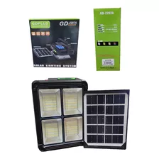 Foco Led Portátil Recargable 150w Panel Solar 4 Modo Luz