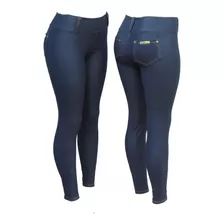 Calça Legging C/ Bolsos E Passantes (imita Jeans)