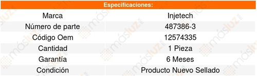 Inyector Combustible Mpfi Sunfire 4cil 2.2l 03_05 8218990 Foto 2