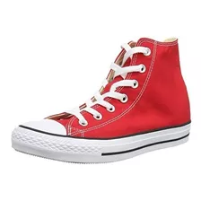 Converse Chuck Taylor All Star Alto Superior Zapato , Rojo ,