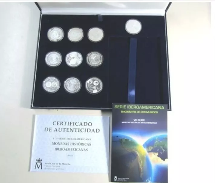 Monedas, Vendo Set Viii Serie Iberoamericana. Proof.