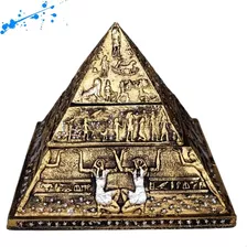 Porta Jóias Bijouteiria Piramide Egipcia Decoração Resina