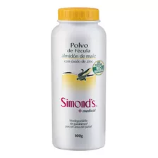 Talco Vegetal Simonds Polvo De Fecula Con Oxido De Zinc 100g