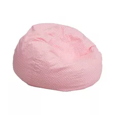 Flash Furniture Small Light Pink Dot Kids Bean Bag Chair