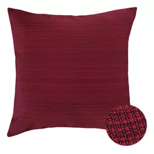 Deconovo Throw Cushion Case Square Pillow Cover Wooden Patte
