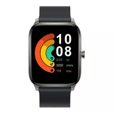 Smartwatch Haylou Ls09b Gst Reloj Inteligente Oxímetro Malla De Silicona Negro Tamaño De Pantalla: 1,69. 12 Modos De Entrenamiento Resistencia Al Agua Ip68 20 Dias De Autonomia, Monitoreo De Sueño