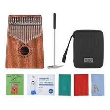 Kalimba Gecko K17m De Madera De Caoba Con 17 Teclas