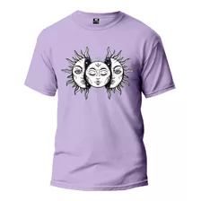 Camiseta Manga Curta Eclipse Sol E Lua Melhor Qualidade 2021