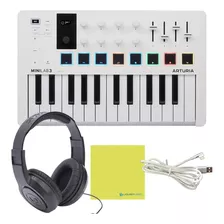 Controlador De Teclado Midi Arturia Minilab 3 Bundle Au...