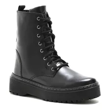 Bota Feminina Blogueira Inverno Cano Curto Original Couro