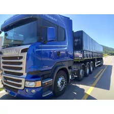 Caminhao Scania R 440 8x2 2016 E Carreta Guerra 2017