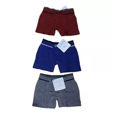 Kit De Cuecas Infantis, 3 Peças, Cueca Lupo, P/m/g/gg