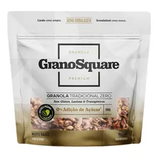 Granola Grano Square Vegana Tradicional Zero Açúcar - 200g