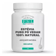  Estévia Puro Pó Vegan 100% Natural - 80 Gramas