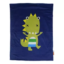 Dear Baby Gear Deluxe Mantas, Dinosaur Boo On Blue, Mul...