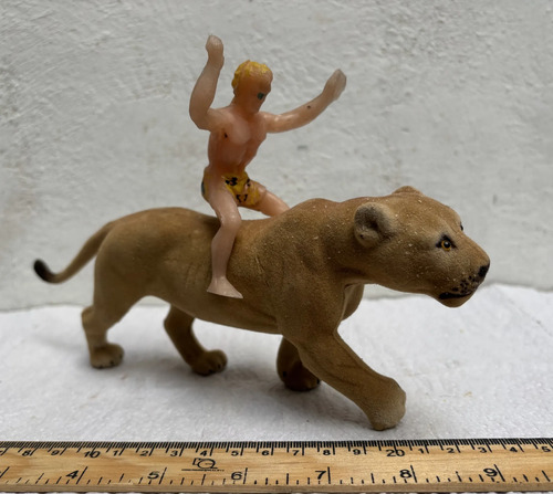 Vintage Tarzan Con León Sin Melena Bootleg Colección