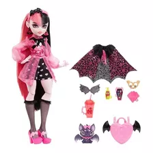 Boneca Monster High Draculaura Da Moda + Pet Magico Ed 2023